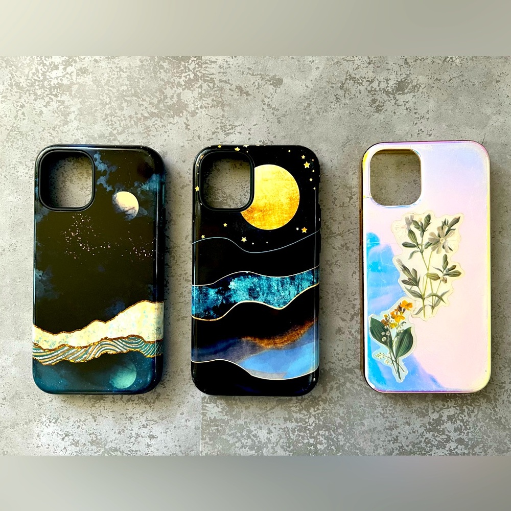 iPhone 12mini cases - bought separately, selling as a 3 pack.